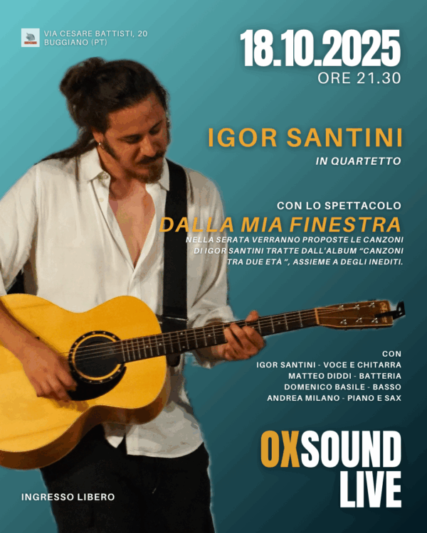 IGOR SANTINI "DALLA MIA FINESTRA"