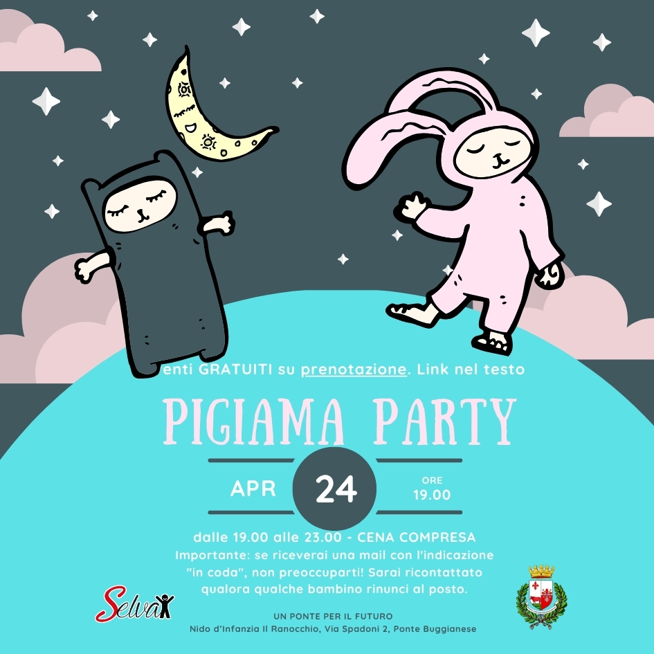 PIGIAMA PARTY RANOCCHIO Aprile