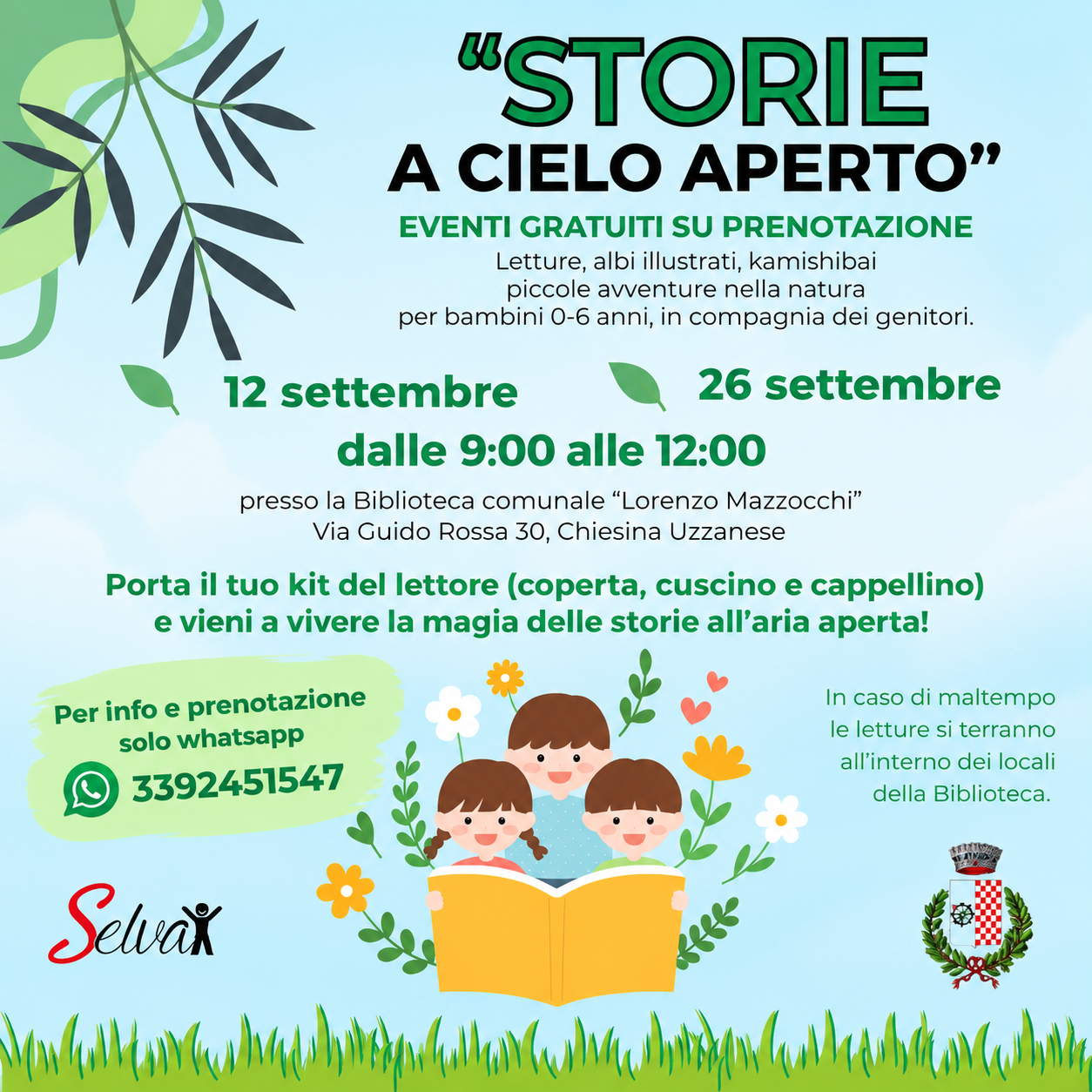 STORIE A CIELO APERTO SETTEMBRE